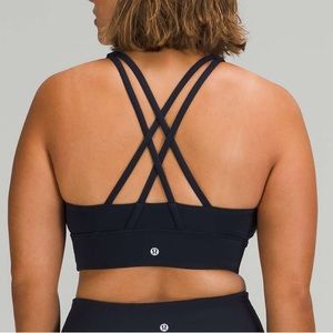 Lululemon Energy High-Neck Longline Tough Bra black